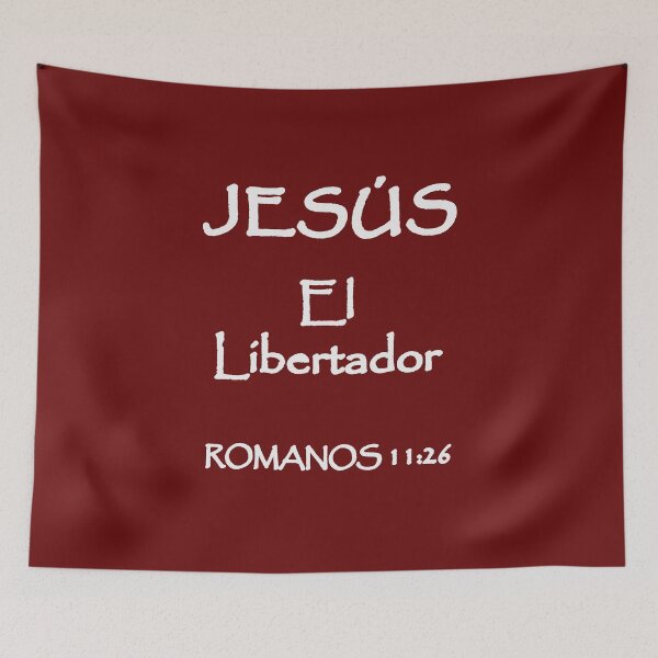 Item preview, Romans 11:26 Jesus the Deliverer Spanish Bible Verse designed and sold by NombresDeJesus.
