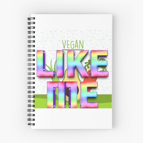 Item preview, Vegan Like Me -  Multicolored Typography designed and sold by SBWorld.