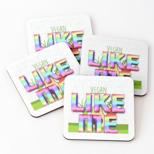 Artikelvorschau, Vegan Like Me - Multicolored Typography entworfen und verkauft von SBWorld.