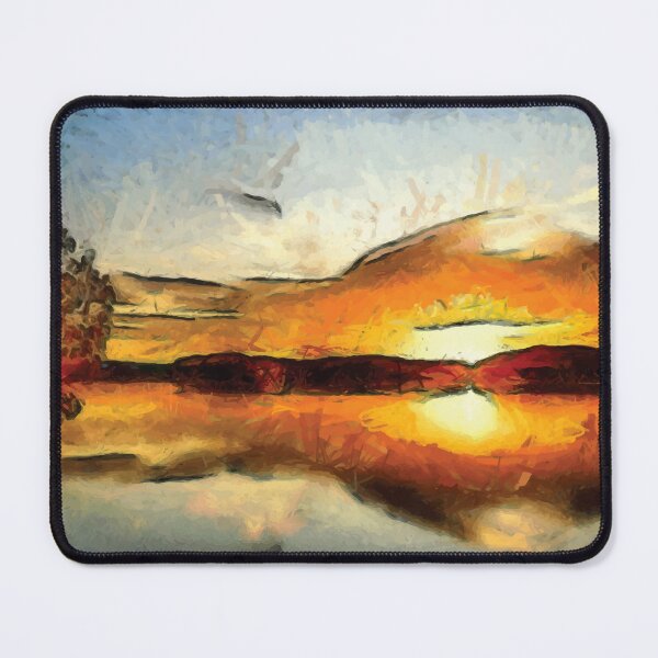 Item preview, Abstract Sunset on mountains designed and sold by Unaiza Khalid.