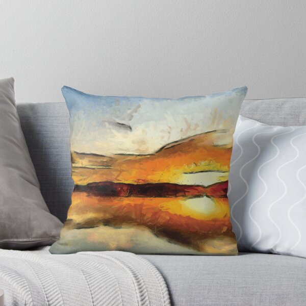 Item preview, Abstract Sunset on mountains designed and sold by Unaiza Khalid.