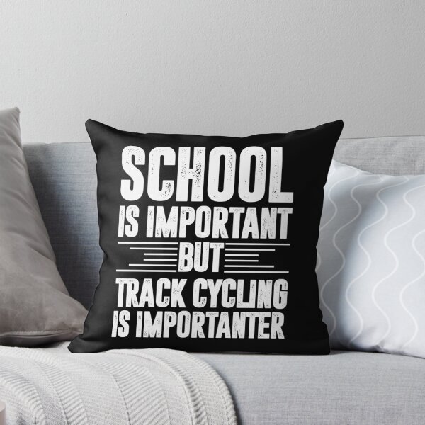 Item preview, School Is Important But Track Cycling Is Importanter Track Cycling Lover Classic T-Shirt designed and sold by felyn3gloria.