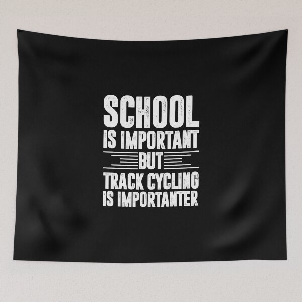 Item preview, School Is Important But Track Cycling Is Importanter Track Cycling Lover Classic T-Shirt designed and sold by felyn3gloria.