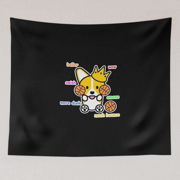 Item preview, Ello Corgi Basketball Baller Welsh Corgi Meme Dog Puppy Woof Jay Rauler Classic T-Shirt designed and sold by krnnvrstacy.