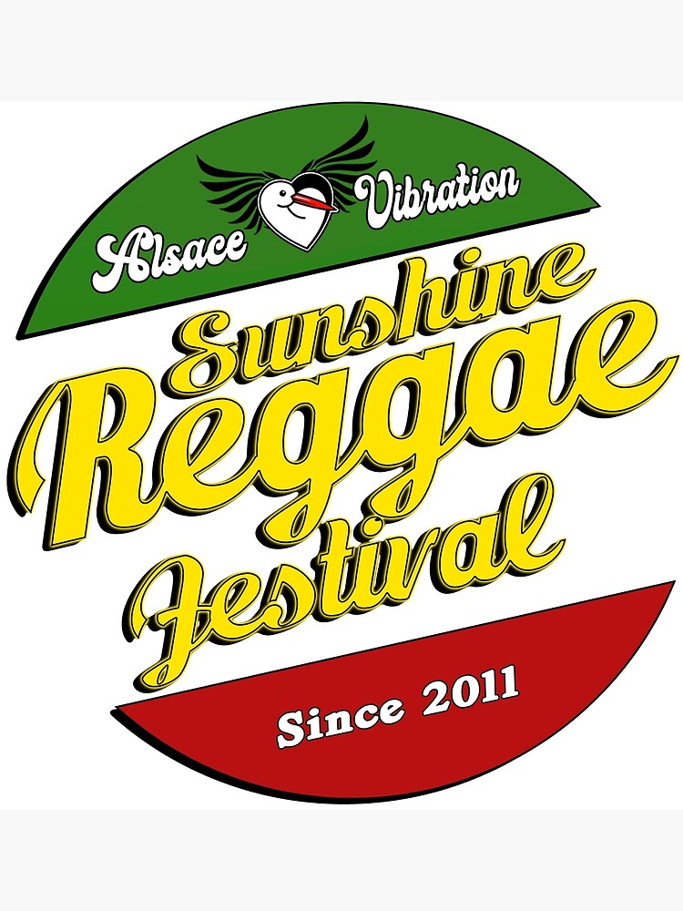 "Sunshine Reggae Festival" Poster for Sale by SRFROESCHWOOG Redbubble