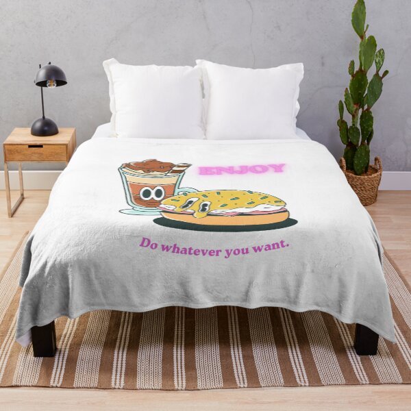 Artikelvorschau, Enjoy life eat what ever you want entworfen und verkauft von Be-Trending.
