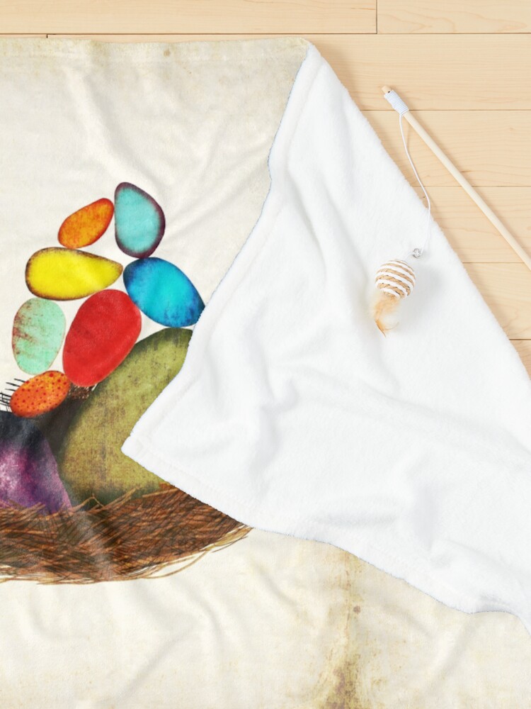 Alternate view of My Colorful Bird Babies Pet Blanket