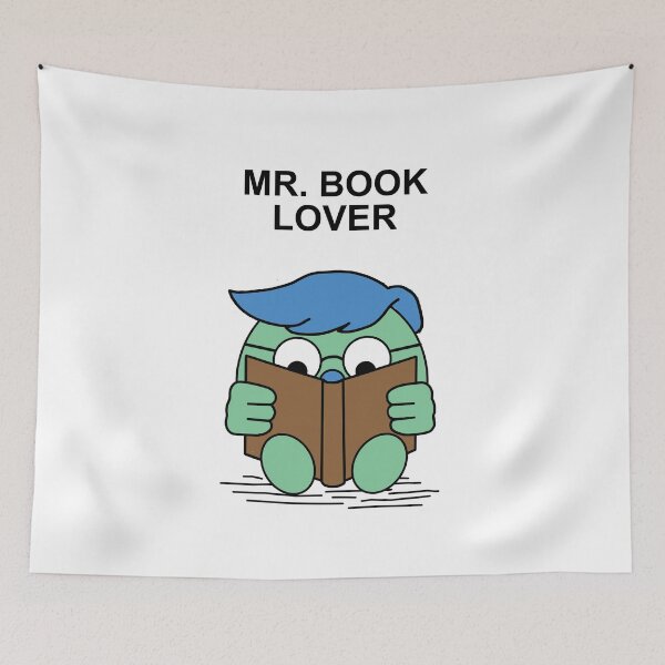 Item preview, Mr. Book Lover designed and sold by Scat the cat.