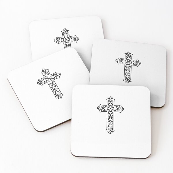 Item preview, catholic cross designed and sold by Huluhub.