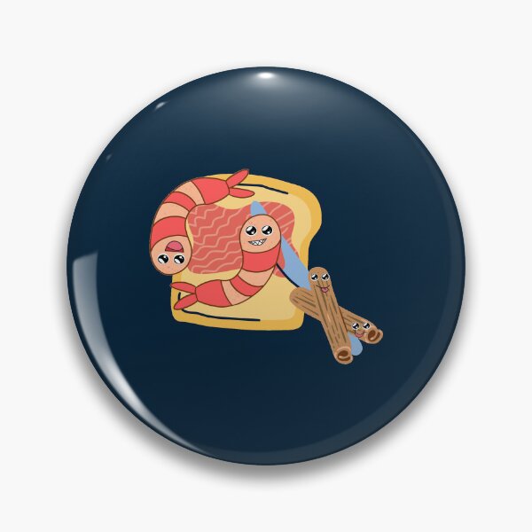 Item preview, Cute Funny Cinnamon Shrimp Toast  designed and sold by MurrayAlfie.
