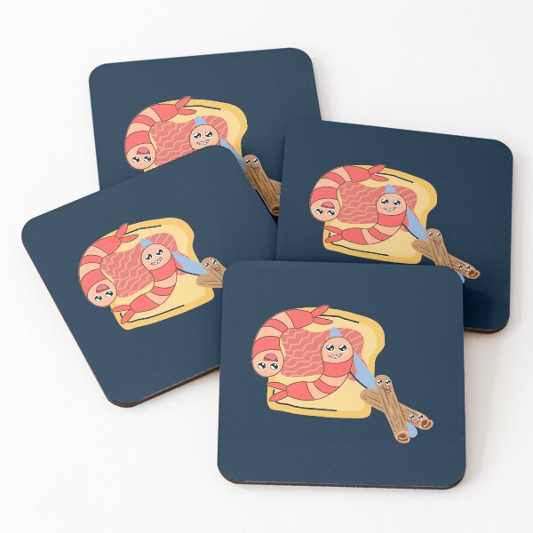 Item preview, Cute Funny Cinnamon Shrimp Toast  designed and sold by MurrayAlfie.