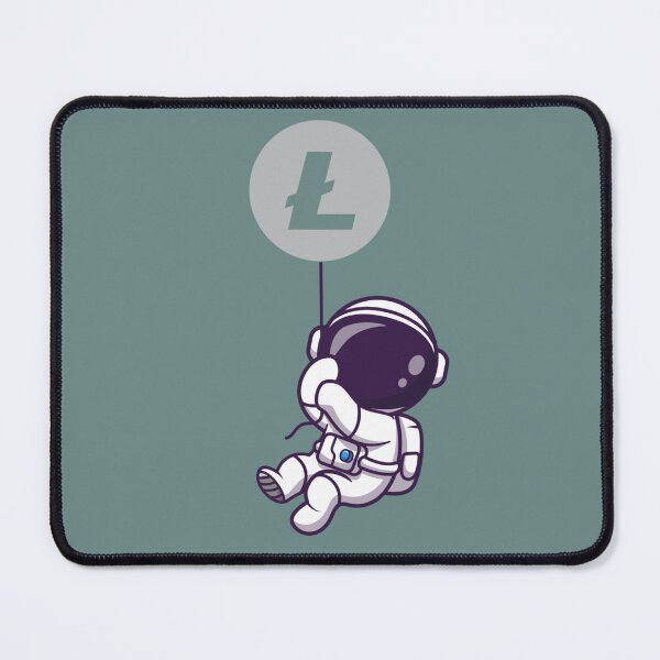 Item preview, Crypto Litecoin - Astronaut to the Moon designed and sold by Crypmetal.