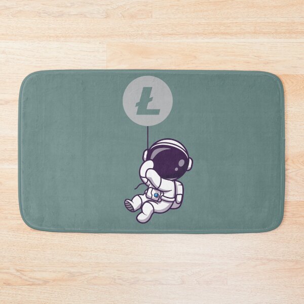 Item preview, Crypto Litecoin - Astronaut to the Moon designed and sold by Crypmetal.