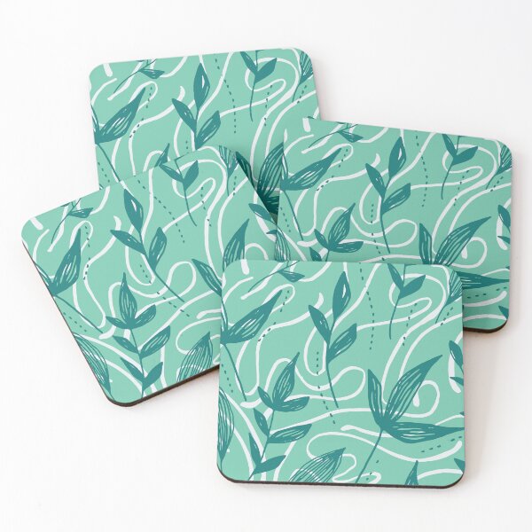 Item preview, Organic Lines and Leaves Pattern  designed and sold by Pagsibol.