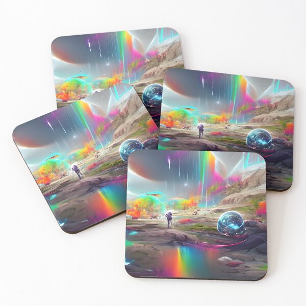 Artikelvorschau, AI Generated Art, The world is a rainbow astral entworfen und verkauft von ACC .