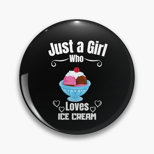 Artikelvorschau, Just a Girl Who loves Ice Cream entworfen und verkauft von WaguinhoTex.