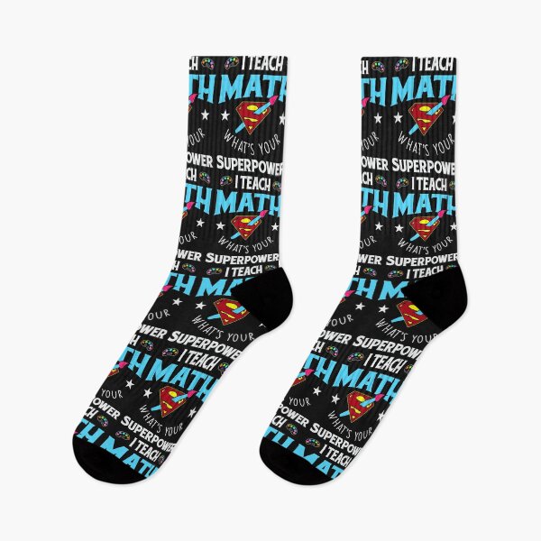 Item preview, I Teach Math What’s Your Superpower designed and sold by BLKHAS.