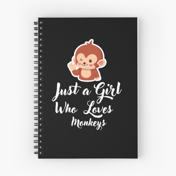 Item preview, Just a Girl Who loves Monkeys #02 designed and sold by WaguinhoTex.