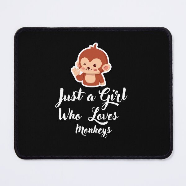 Item preview, Just a Girl Who loves Monkeys #02 designed and sold by WaguinhoTex.