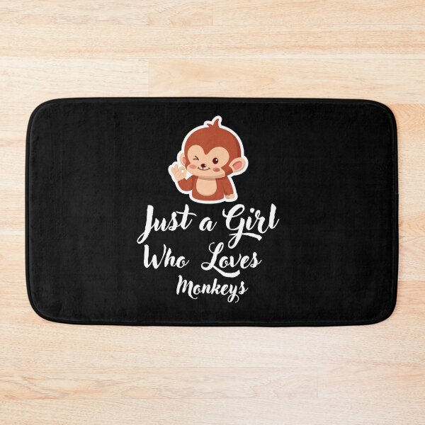 Item preview, Just a Girl Who loves Monkeys #02 designed and sold by WaguinhoTex.