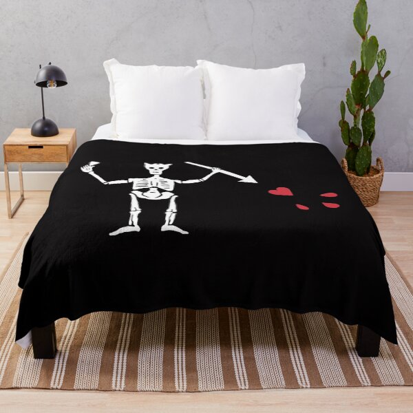 Item preview, Blackbeard's Flag Skeleton designed and sold by TryDorsa7.