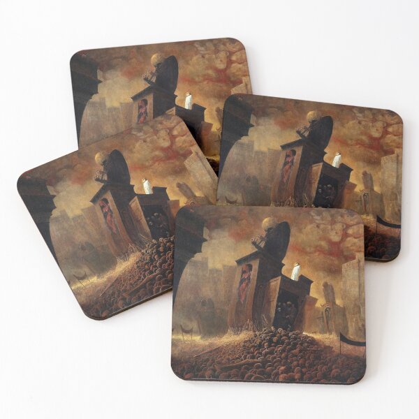 Item preview, Untitled (Speech), by Zdzisław Beksiński designed and sold by JustContemplate.
