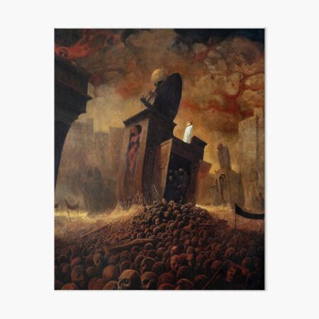 Untitled (Musician), by Zdzisław Beksiński