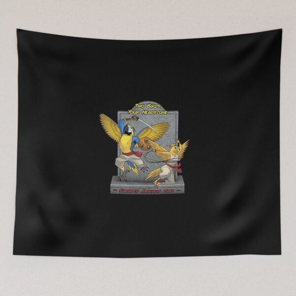 Item preview, Canary Parrot Two Two Birds Your Headstone Tank Top designed and sold by donnielnah.