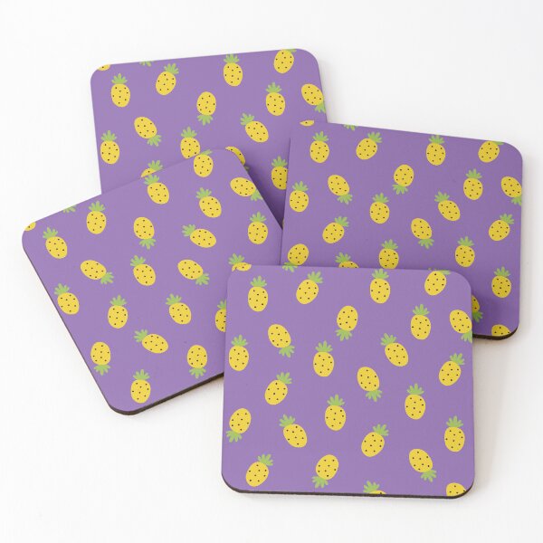 Item preview, Pineapple (Pupple pastel Background),Pattern,Multiple Pineapple designed and sold by Vaccine159.