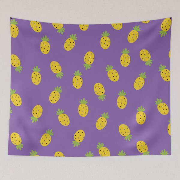 Item preview, Pineapple (Pupple pastel Background),Pattern,Multiple Pineapple designed and sold by Vaccine159.