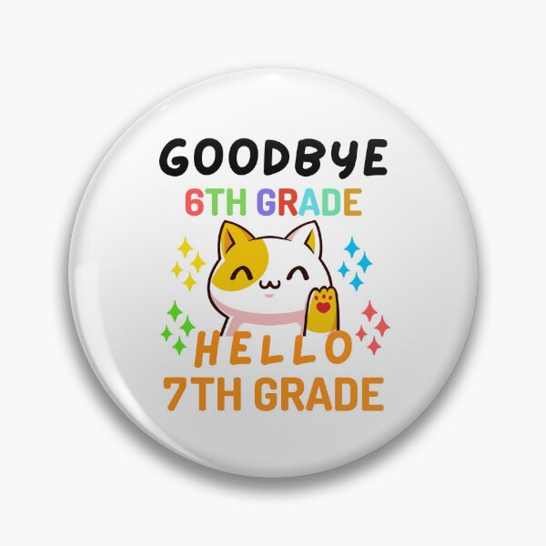 Item preview, Funny Quote For The Last Day Of School : Goodbye 6th Grade Hello 7th Grade designed and sold by AmeliaStore1.