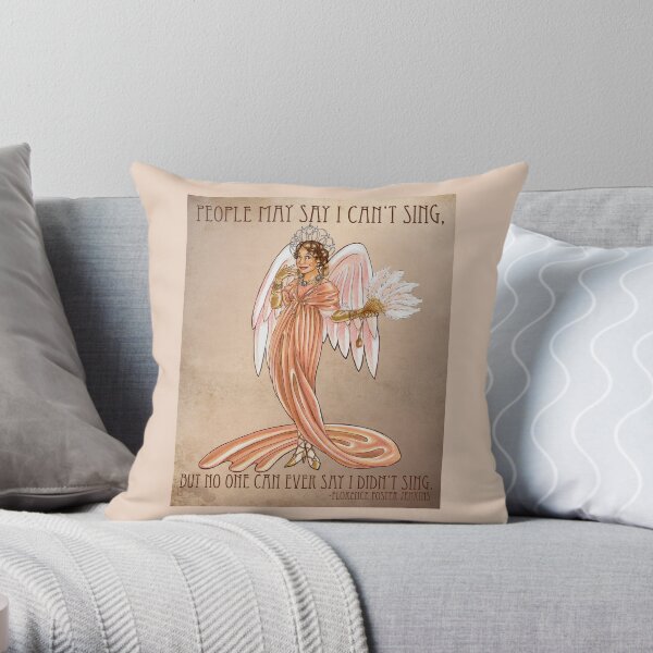 Florence Foster Jenkins Throw Pillow