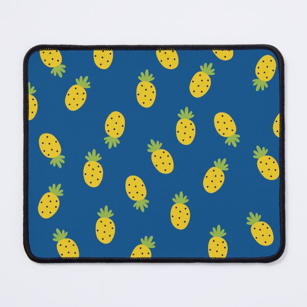 Item preview, Pineapple (Blue Background),Pattern,Multiple Pineapple designed and sold by Vaccine159.