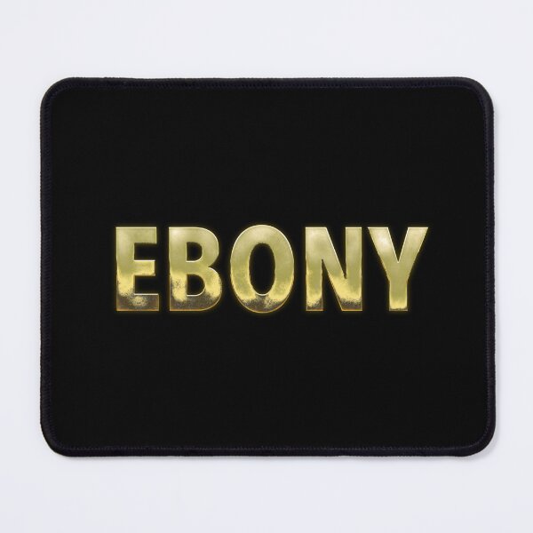 Item preview, Ebony Name - Solid Gold Text Design designed and sold by NameTheory.