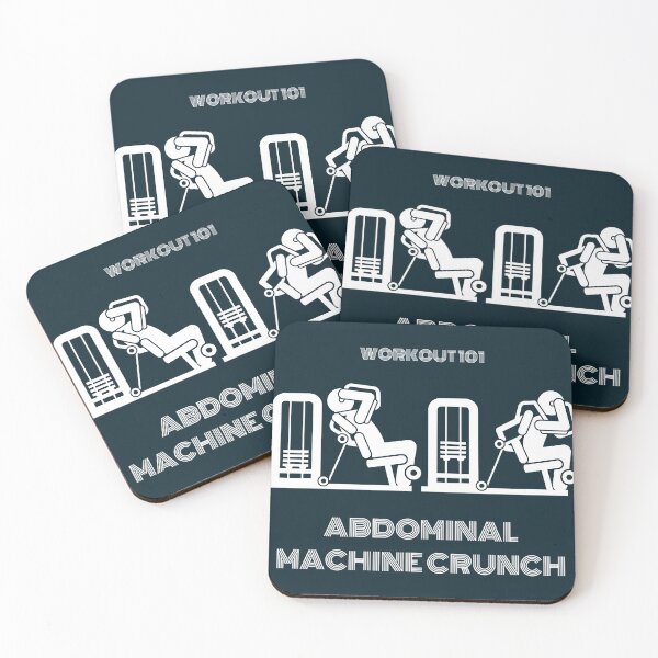 Item preview, Abdominal Machine Crunch (Workout 101) designed and sold by HarrisonReece.
