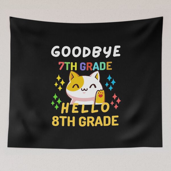 Item preview, Funny Quote For The Last Day Of School : Goodbye 7th Grade Hello 8th Grade designed and sold by AmeliaStore1.