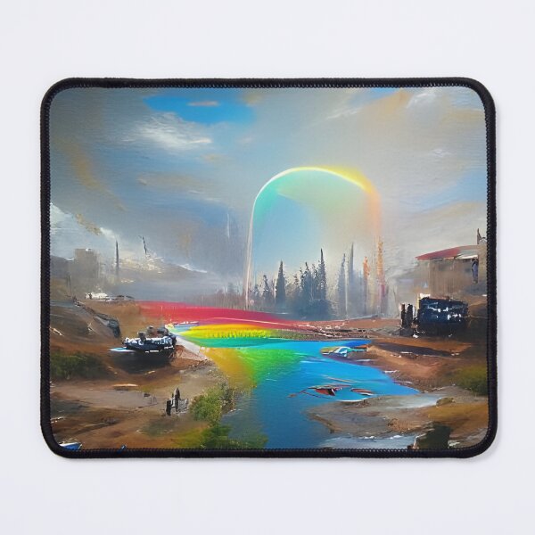 Artikelvorschau, AI Generated Art, The world is a rainbow oil paint entworfen und verkauft von ACC .