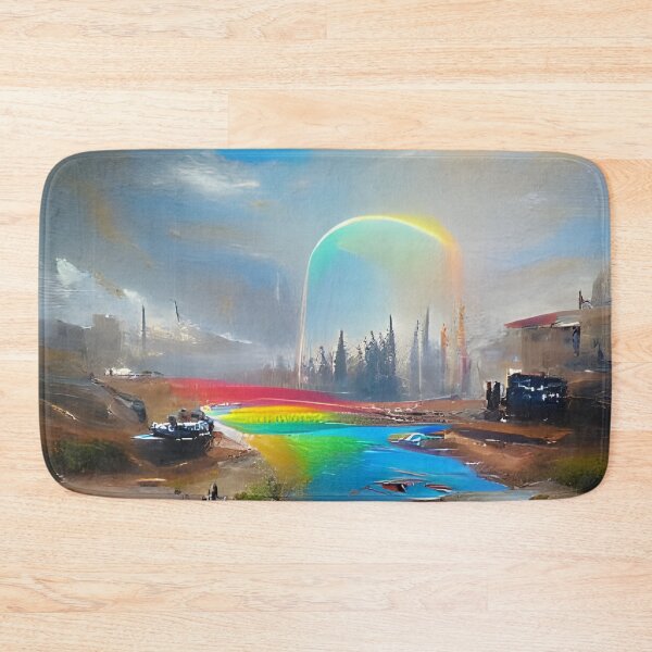 Artikelvorschau, AI Generated Art, The world is a rainbow oil paint entworfen und verkauft von ACC .
