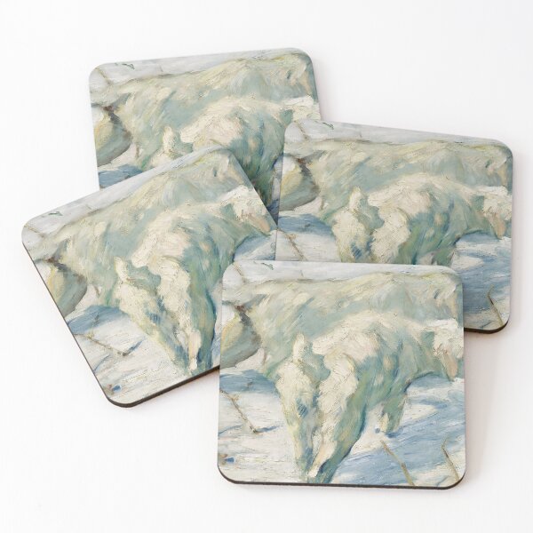 Item preview, Siberian Dogs in the Snow by Franz Marc designed and sold by WonderweissStudio.