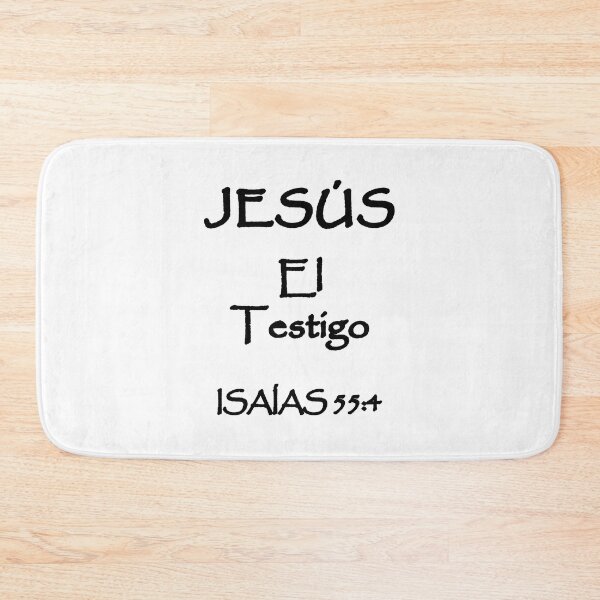 Item preview, Isaiah 55:4 Jesus Witness Spanish Bible Verse designed and sold by NombresDeJesus.