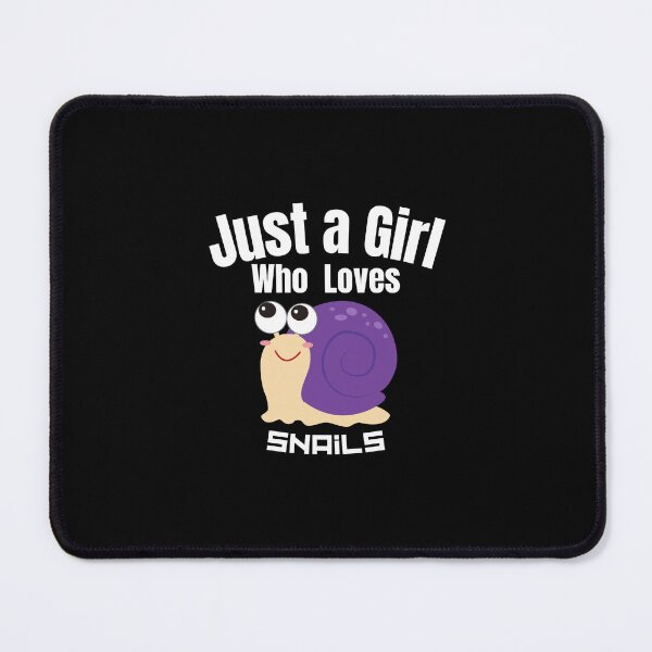 Item preview, Just a Girl Who loves Snails designed and sold by WaguinhoTex.