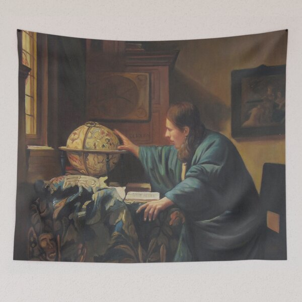 Item preview, The Astronomer by Vermeer - Vintage Art designed and sold by RickE.