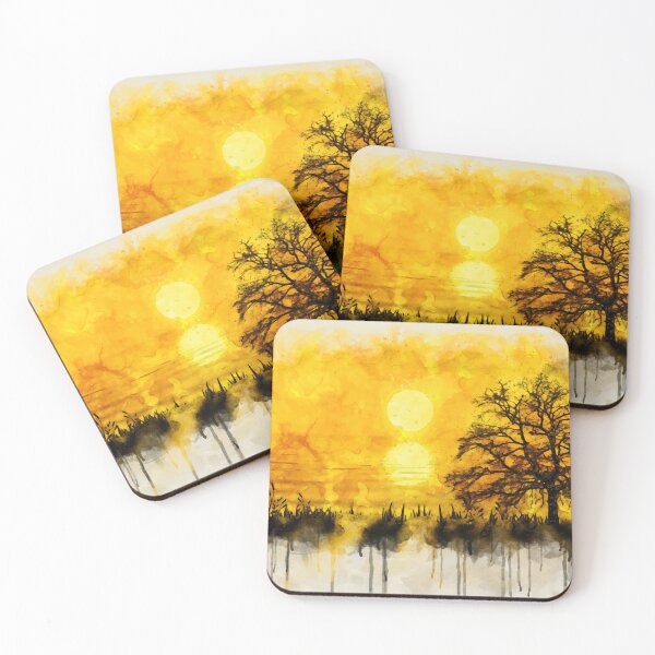 Item preview, Sunset in black forest designed and sold by Unaiza Khalid.