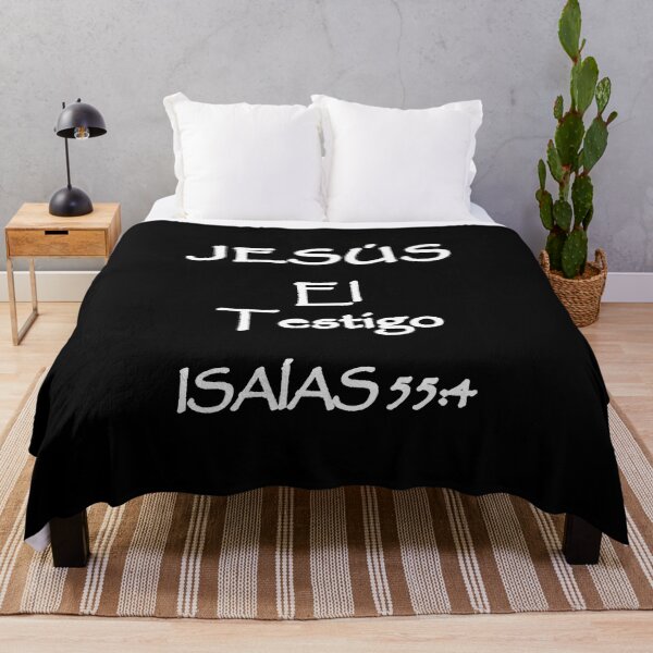 Item preview, Isaiah 55:4 Jesus Witness Spanish Bible Verse designed and sold by NombresDeJesus.