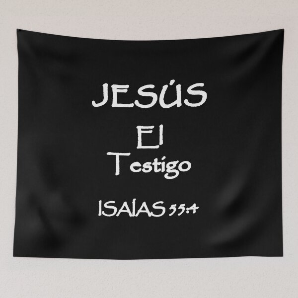 Item preview, Isaiah 55:4 Jesus Witness Spanish Bible Verse designed and sold by NombresDeJesus.