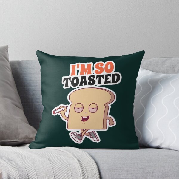 Item preview, I&x27;m so Toasted funny food illustration  designed and sold by HarrisonReece.