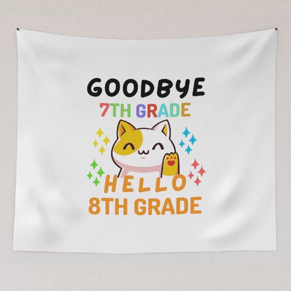 Item preview, Funny Quote For The Last Day Of School : Goodbye 7th Grade Hello 8th Grade designed and sold by AmeliaStore1.