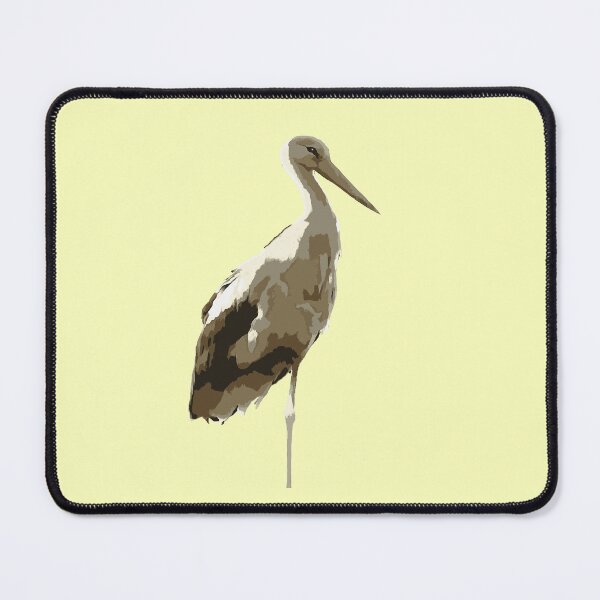 Item preview, Side View Of A White Stork Isolated designed and sold by taiche.