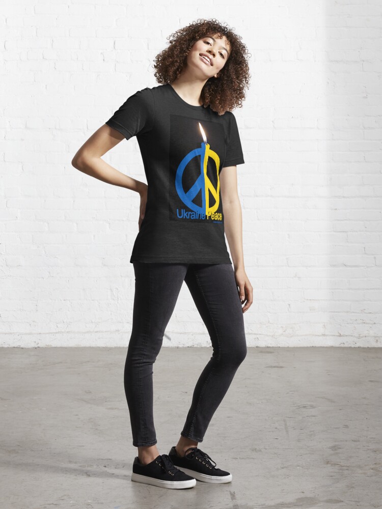 Alternate view of Ukraine Peace Essential T-Shirt