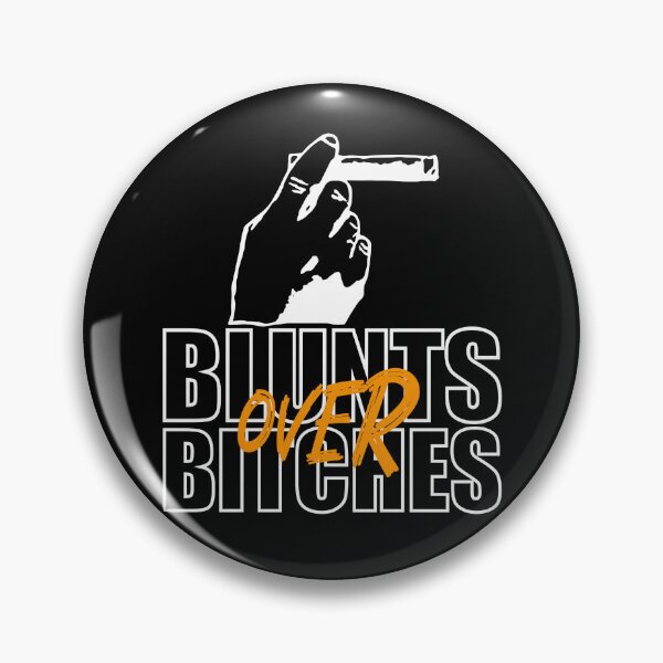 Item preview, Blunts over bitches-  Funny Blunt Cannagar Smoker-  420 Stoner Design-  Orange  designed and sold by YomeHayin.